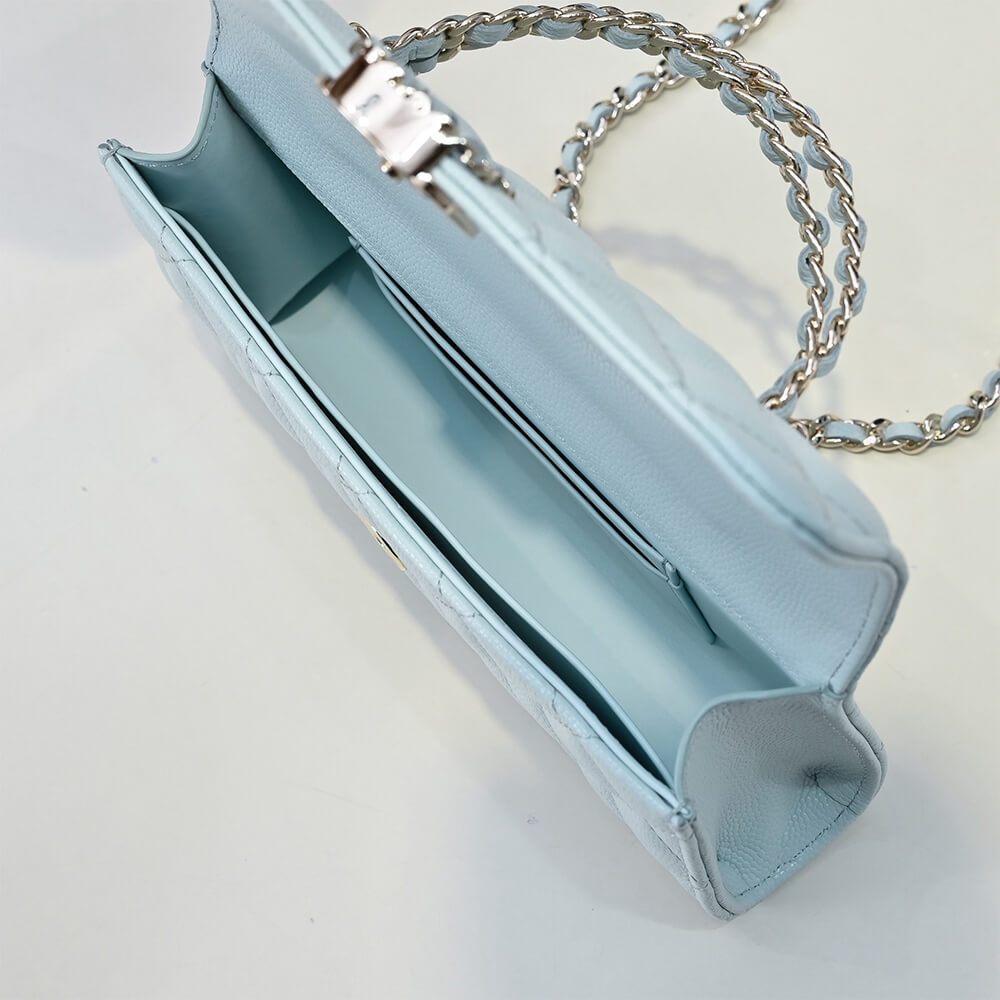 Chanel Flap Phone Holder Bag with Chain - Replica Luxury Bags™