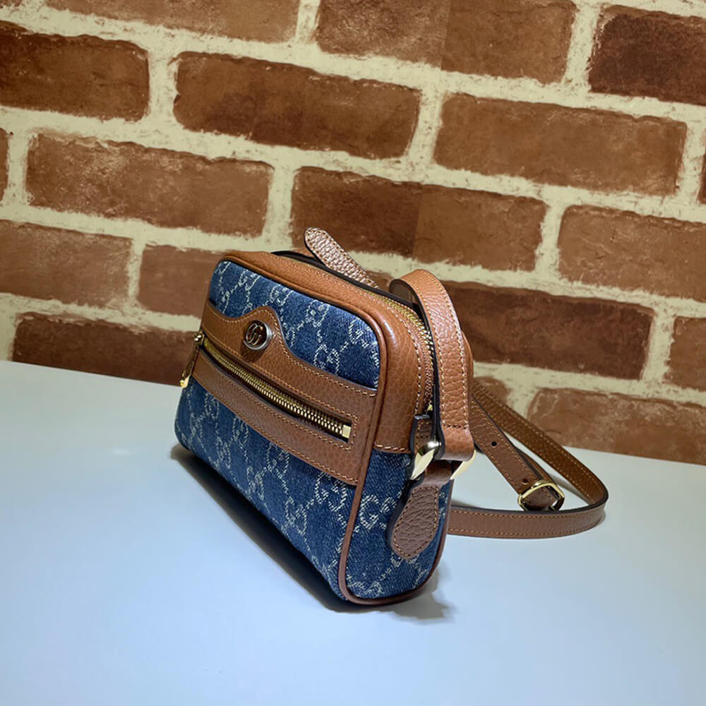 Gucci Ophidia GG Mini Denim Bag - Replica Luxury Bags™