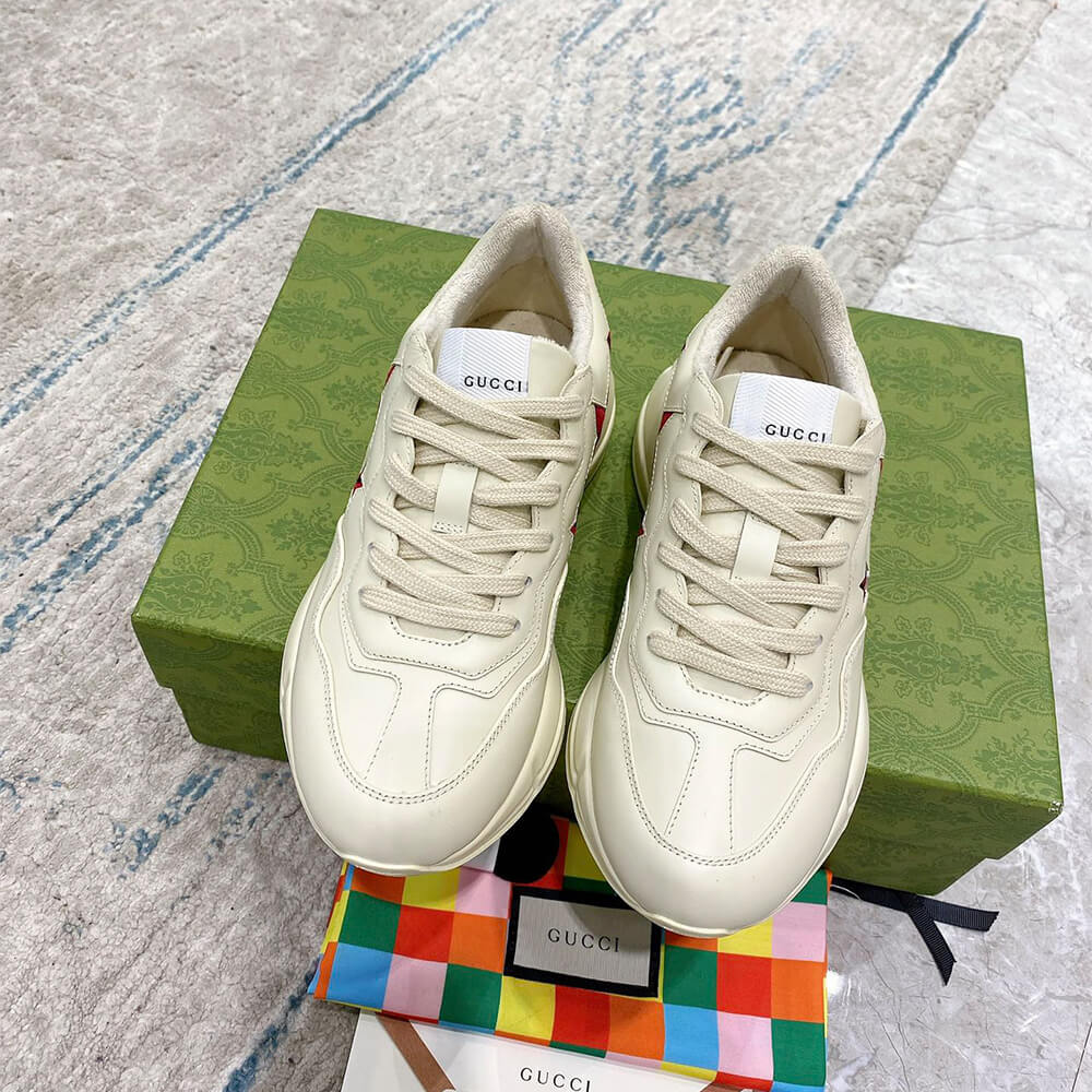 Gucci Rhyton Sneaker with Stars Shoes - Replica Luxury Bags™