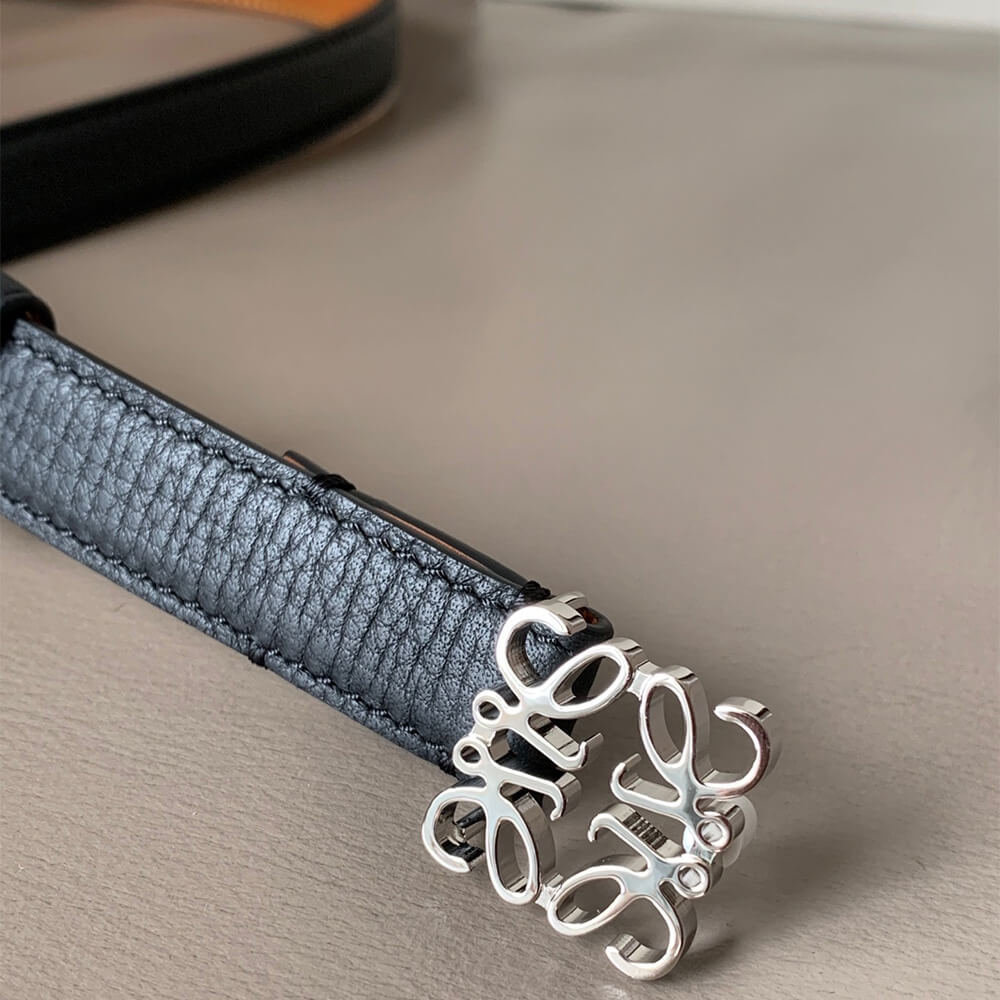 LOEWE Anagram belt in pebble grain calfskin 20mm - Replica Luxury Bags™