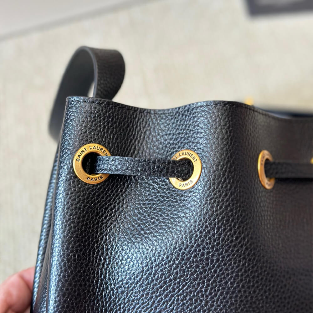 YSL Paris Vii Small Hobo Bag in Grained Leather - Replica Luxury Bags™