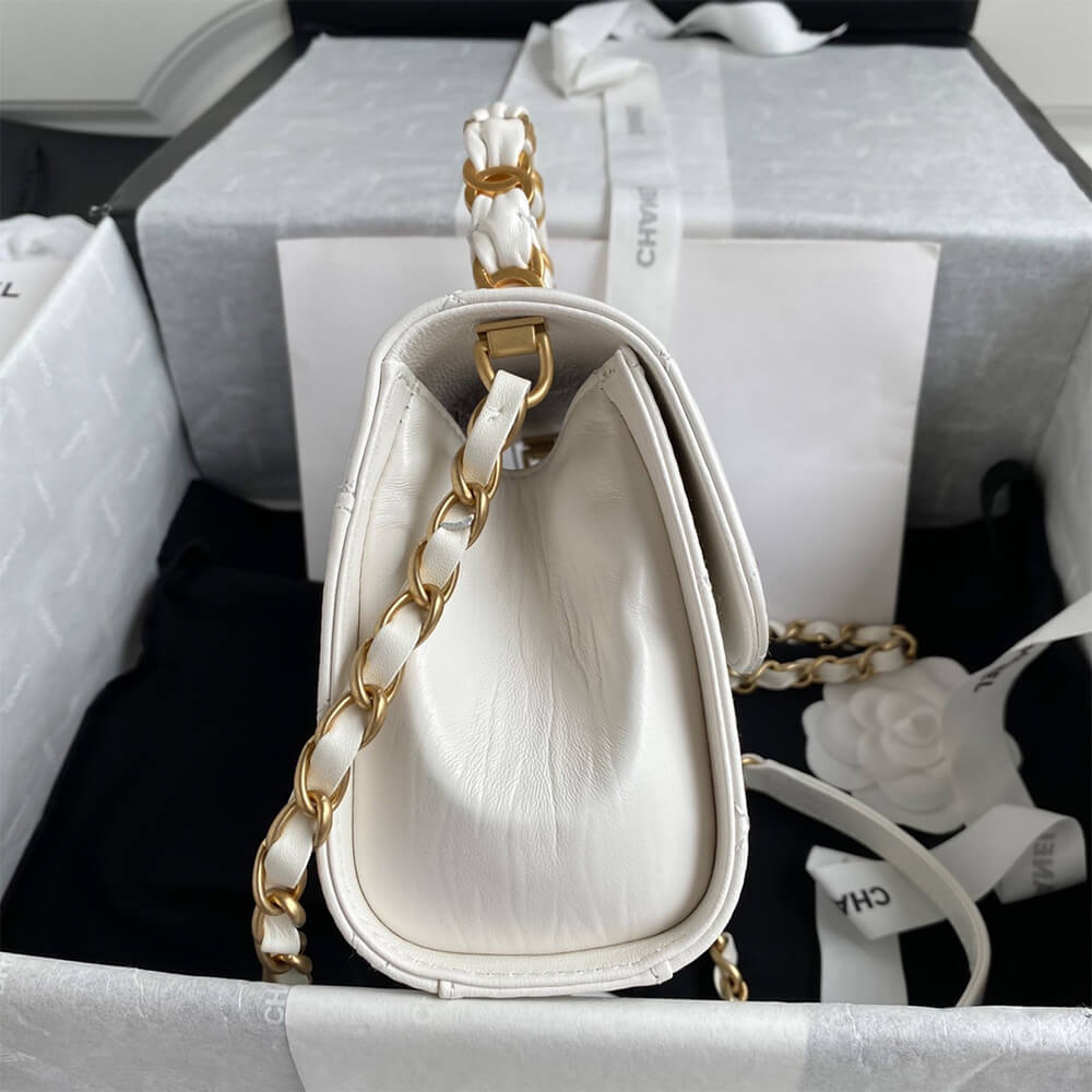Chanel Mini Flap Bag with Top Handle - Replica Luxury Bags™
