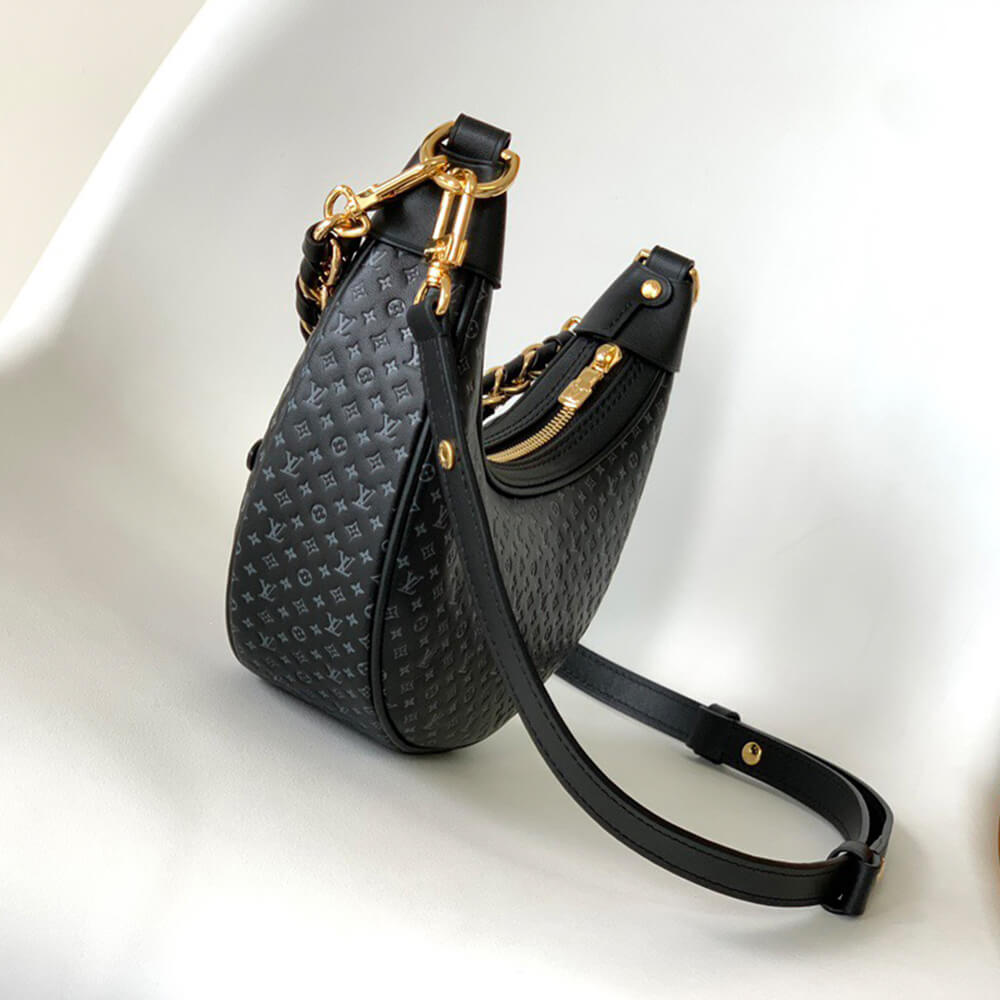 LV Loop Bag in Black - Replica Luxury Bags™