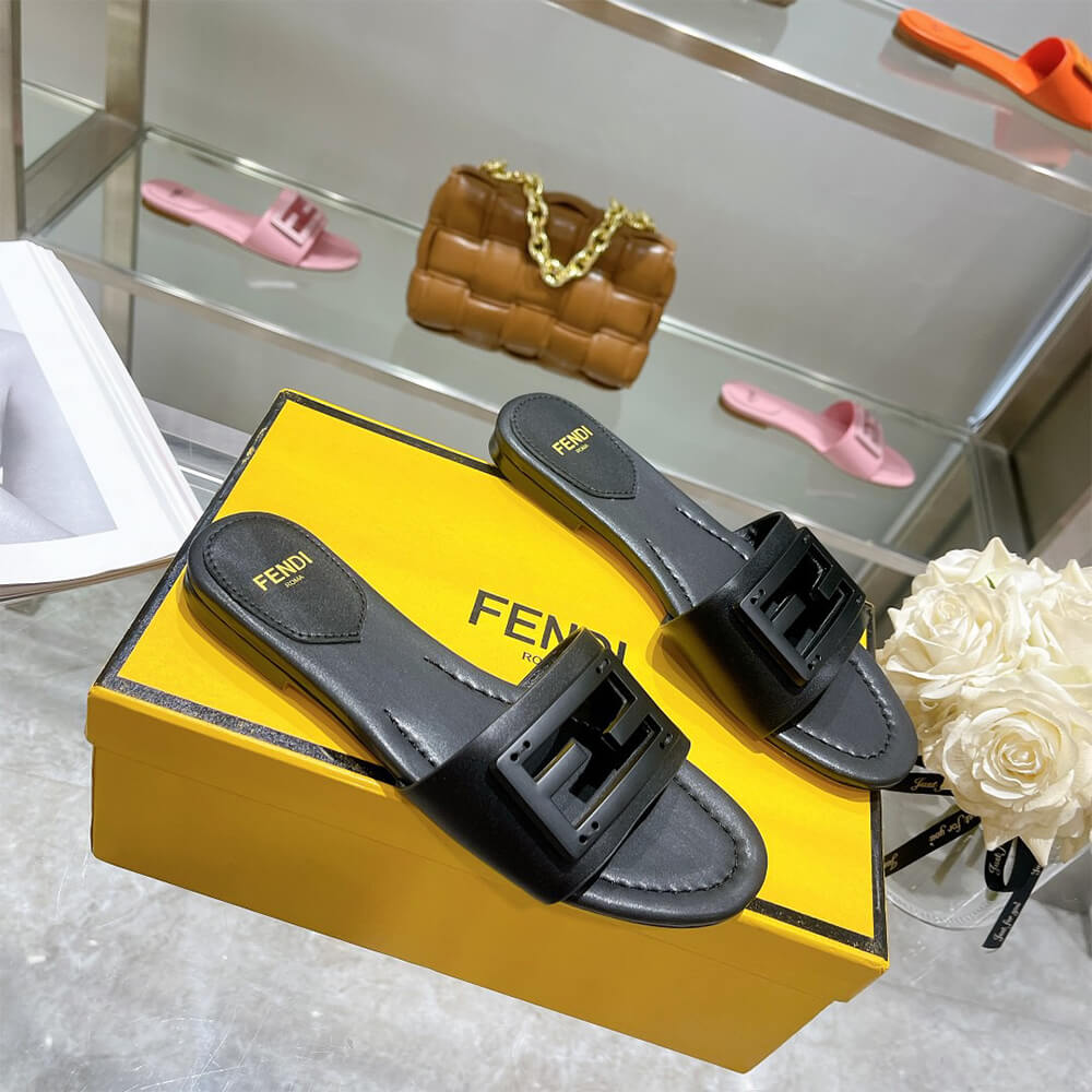 Fendi Baguette Slides Shoes - Replica Luxury Bags™