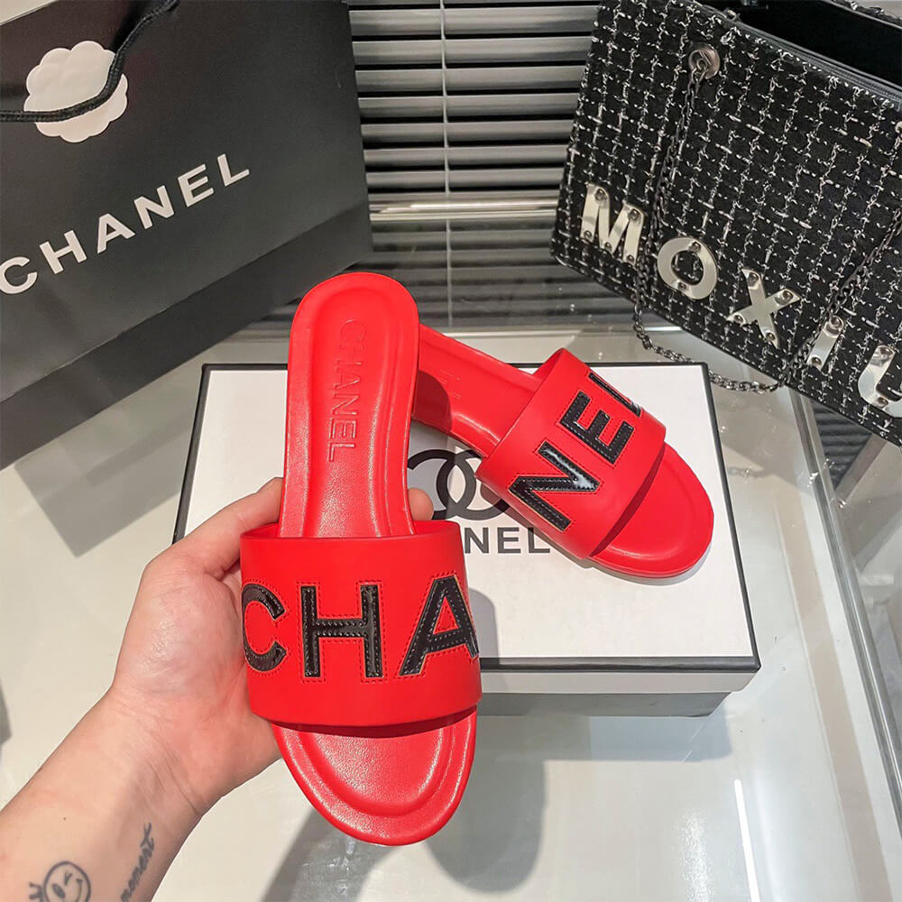 Chanel Slides Shoes - Replica Luxury Bags™