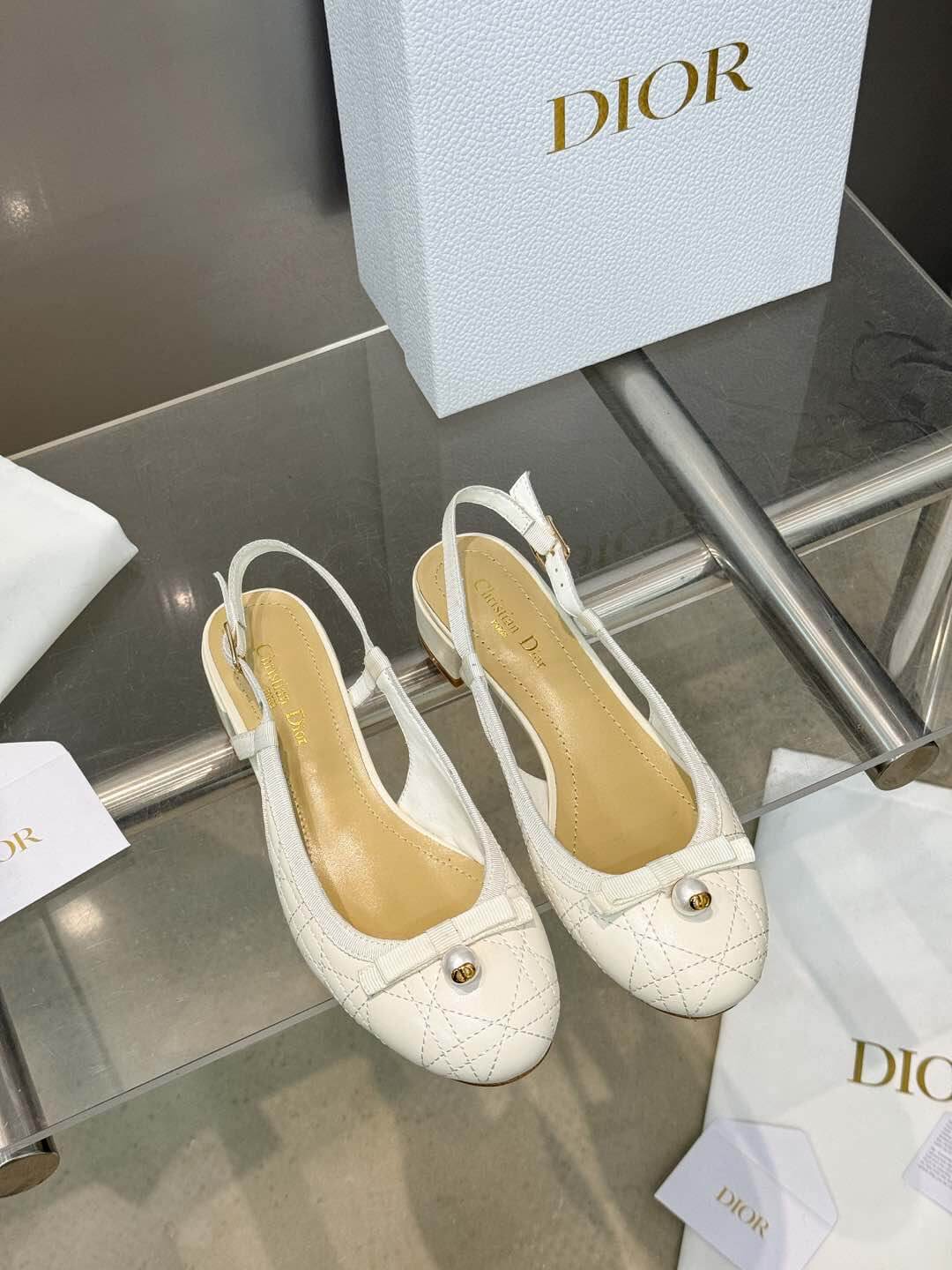 Dior Ballet Slingback Pump Shoes - Replica Luxury Bags™