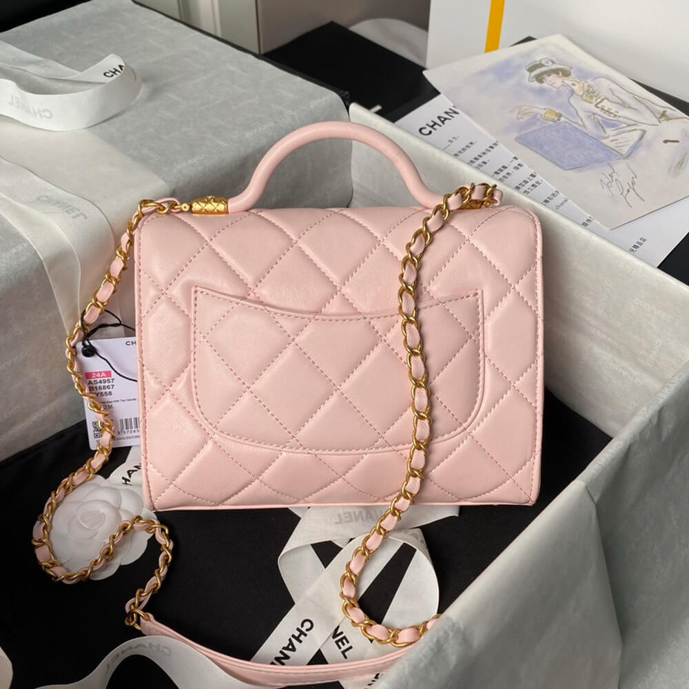 Chanel Small Flap Bag With Top Handle - Replica Luxury Bags™