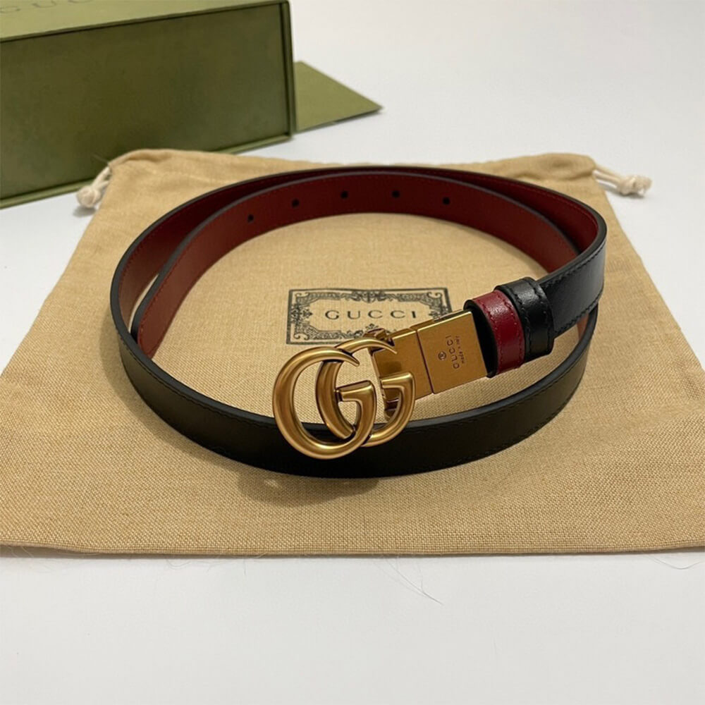 GUCCI Marmont Reversible 20mm Belt - Replica Luxury Bags™