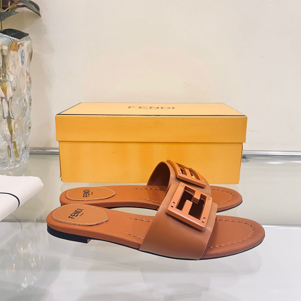 Fendi Baguette Slides Shoes - Replica Luxury Bags™