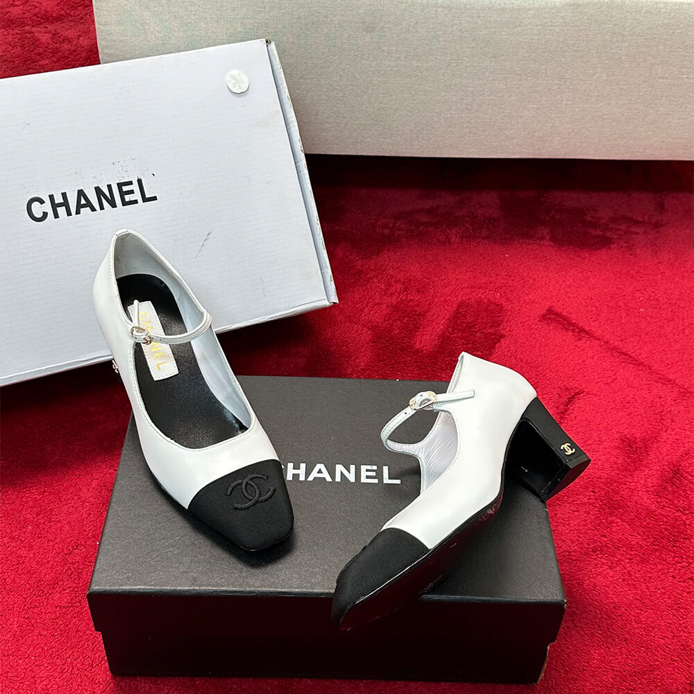 Chanel Mary Janes Heel Shoes - Replica Luxury Bags™