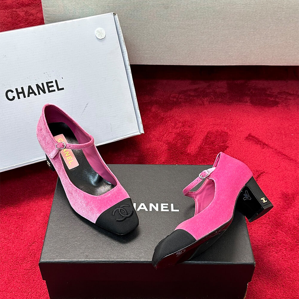 Chanel Mary Janes Heel Shoes - Replica Luxury Bags™