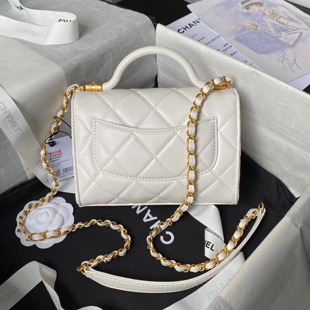 Chanel Mini Flap Bag With Top Handle - Replica Luxury Bags™
