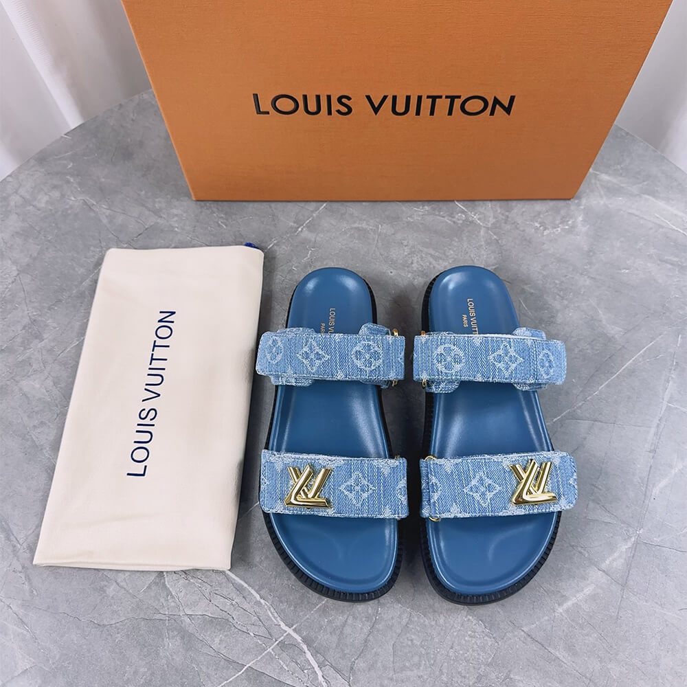 LV Bom Dia Flat Comfort Mule Shoes - Replica Luxury Bags™