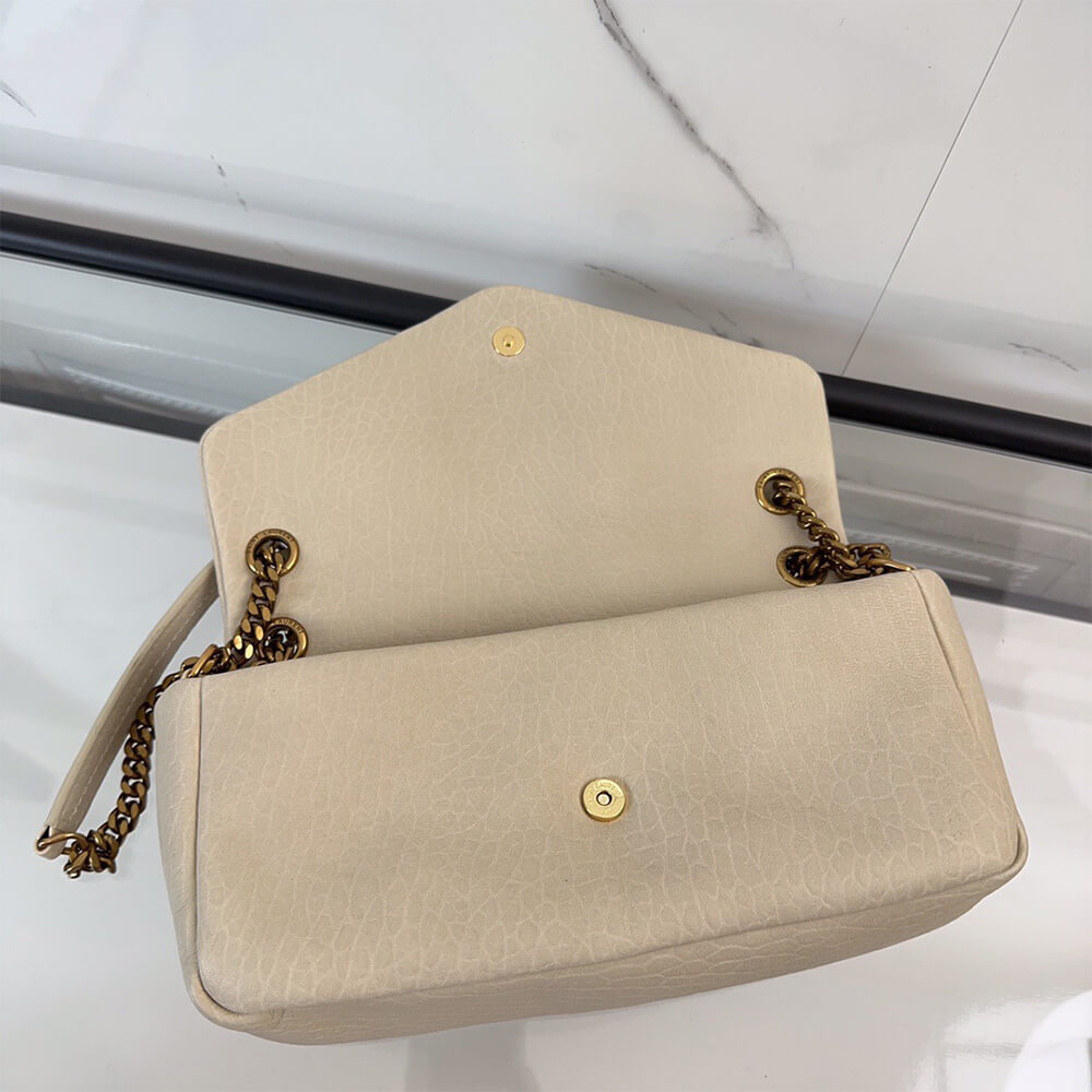 YSL Calypso Medium Bag in Grained Lambskin - Replica Luxury Bags™