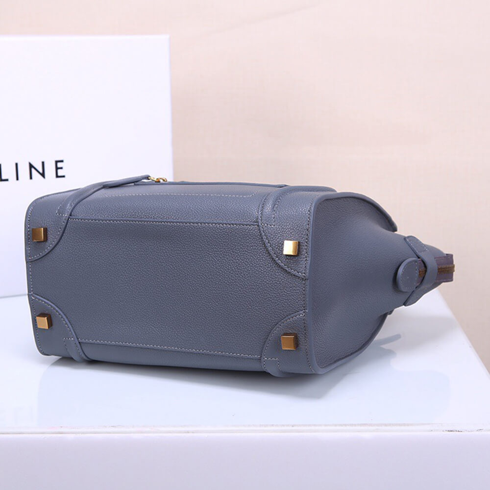 Celine Micro Luggage Handbag in Calfskin - Replica Luxury Bags™
