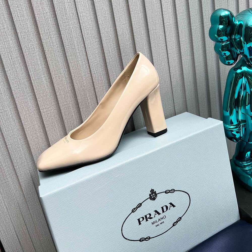 Prada Patent Leather Pumps 85mm Shoes - Replica Luxury Bags™