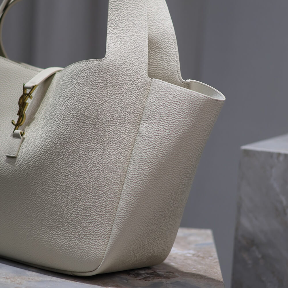 YSL LE 5 A 7 Bea In Grained Leather Bag - Replica Luxury Bags™