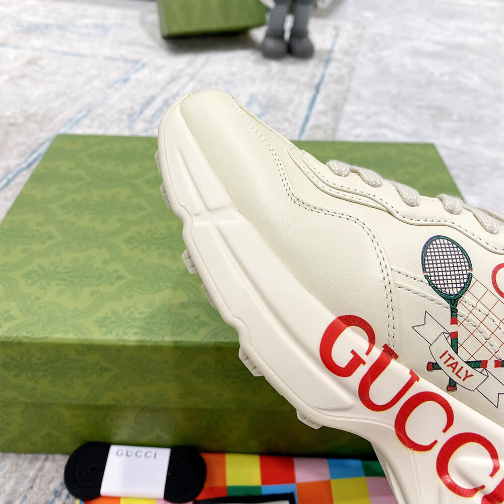 Gucci Rhyton Sneaker with Print Shoes - Replica Luxury Bags™