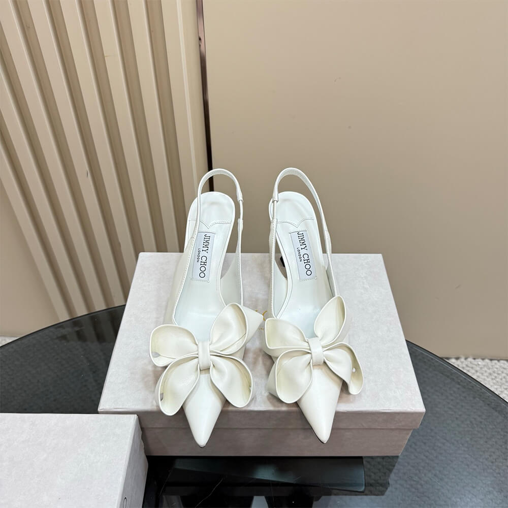 JIMMY CHOO Staz Sling Back 70 Shoes - Replica Luxury Bags™