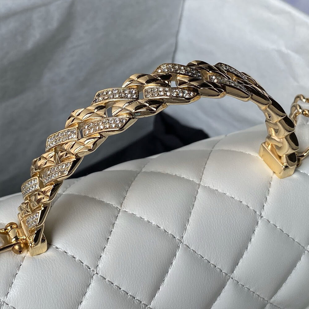 CHANEL Mini Flap Bag with Top Handle - Replica Luxury Bags™