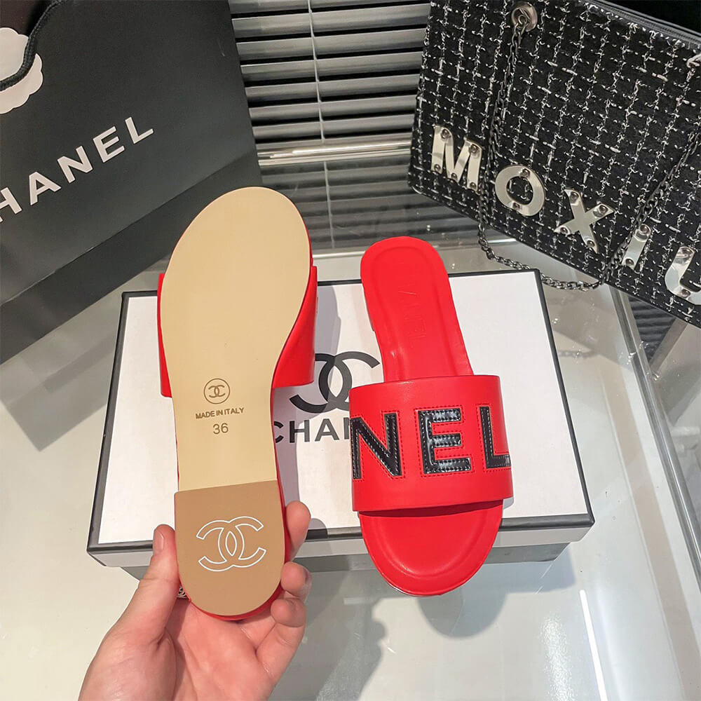 Chanel Slides Shoes - Replica Luxury Bags™