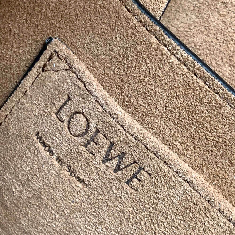 Loewe Small Gate Bag in Soft Calfskin and Jacquard - Replica Luxury Bags™