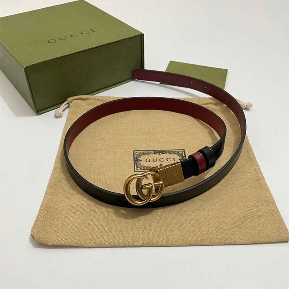GUCCI Marmont Reversible 20mm Belt - Replica Luxury Bags™