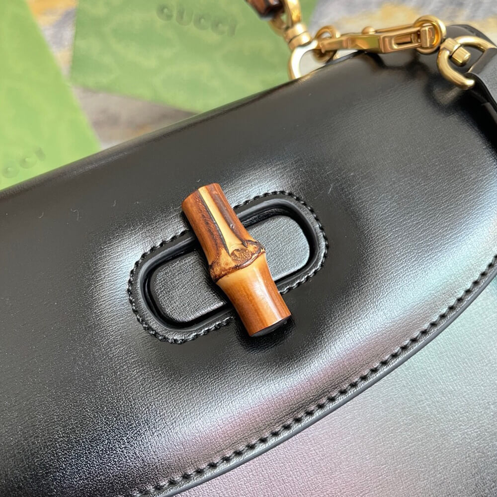 Gucci Bamboo 1947 Jumbo GG Small Top Handle Bag - Replica Luxury Bags™
