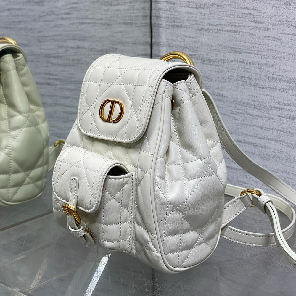 Small Dior Caro Backpack Bag - Replica Luxury Bags™