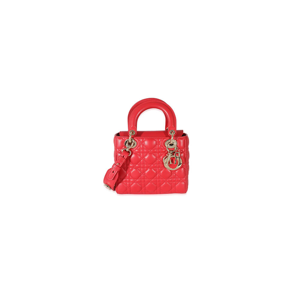 Small Lady Dior My ABCDior Bag in Red - Replica Luxury Bags™