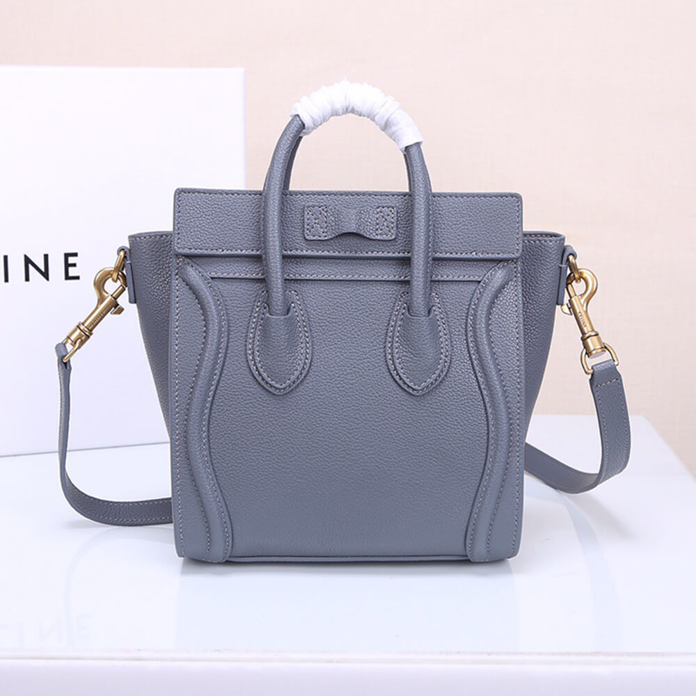 Celine Nano Luggage Bag in Calfskin - Replica Luxury Bags™