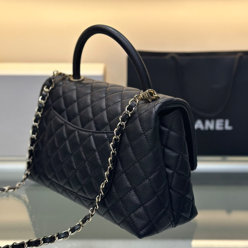 Chanel Large Flap Bag With Top Handle - Replica Luxury Bags™