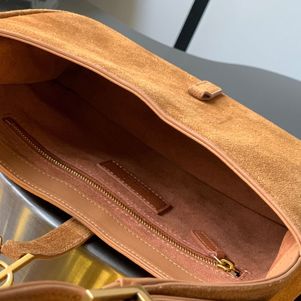 YSL LE 5 A 7 Hobo Bag In Suede - Replica Luxury Bags™