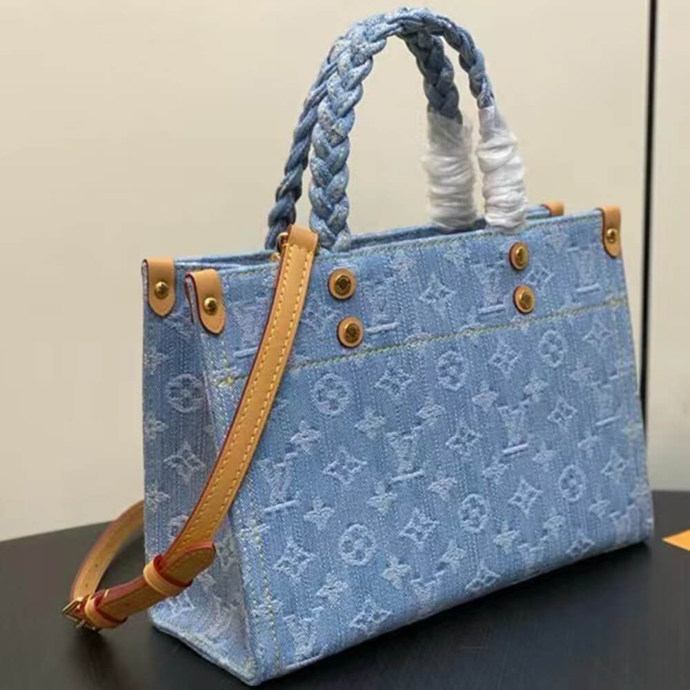 LV Let Go PM Denim Tote Bag - Replica Luxury Bags™