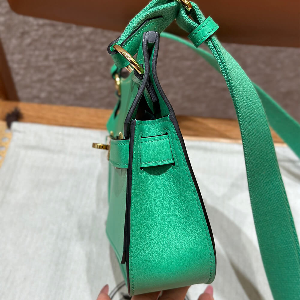 Hermes Jypsiere Mini Bag in Green - Replica Luxury Bags™