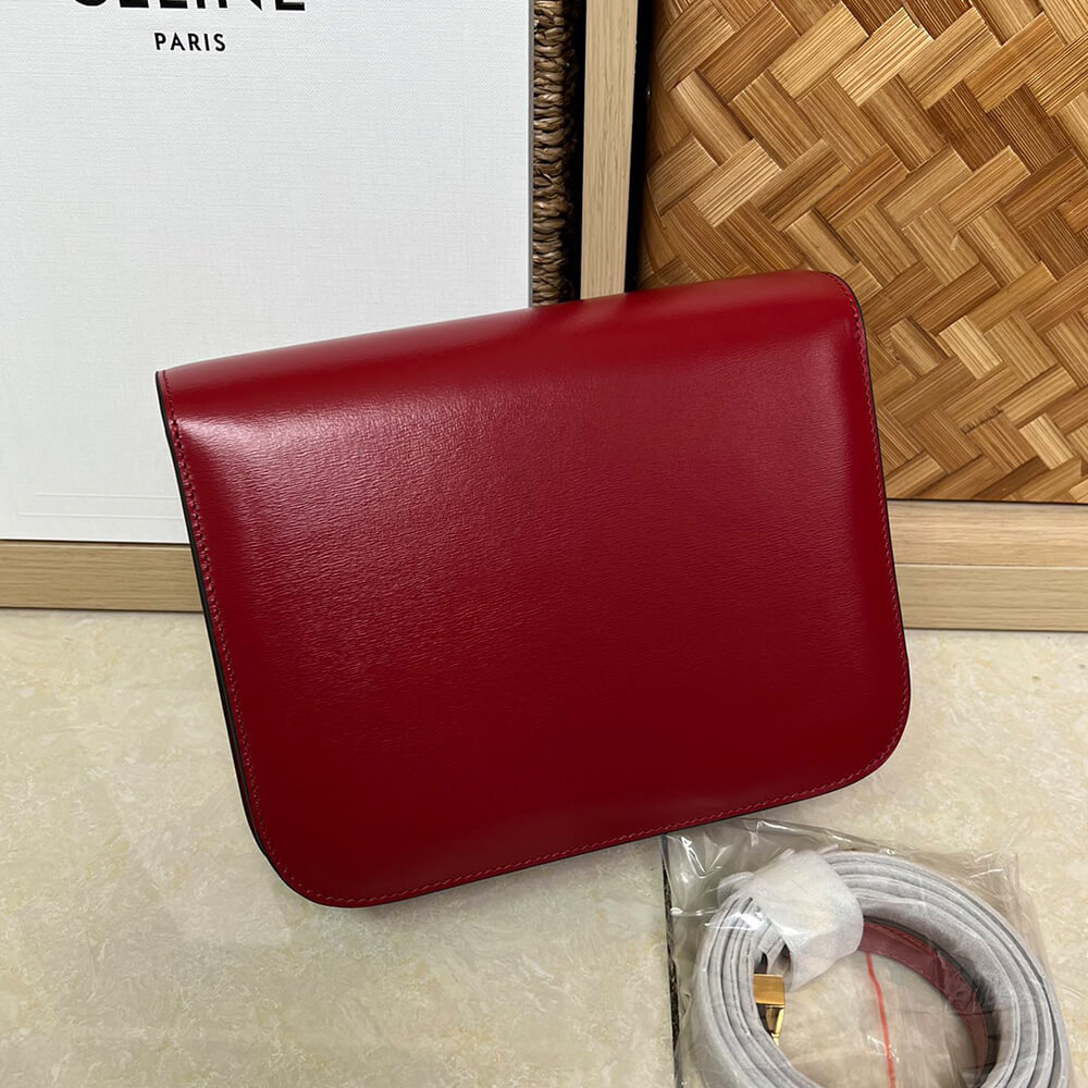 Celine Classic Box Bag in Red - Replica Luxury Bags™