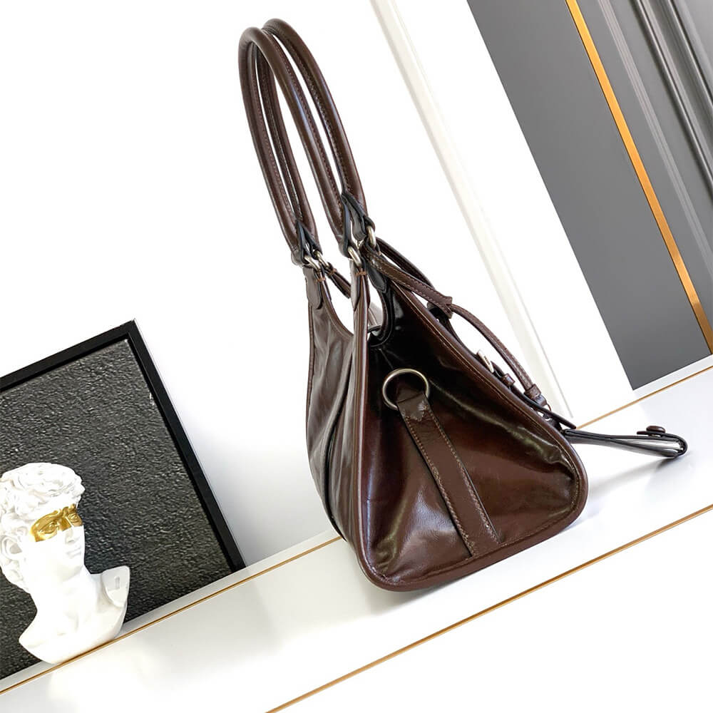 Prada Medium Leather Tote Bag - Replica Luxury Bags™