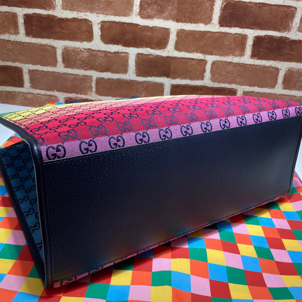 Gucci GG Multicolour Large Tote Bag - Replica Luxury Bags™