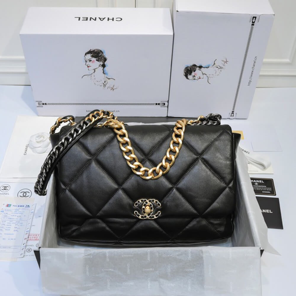 CHANEL 19 MAXI HANDBAG - Replica Luxury Bags™