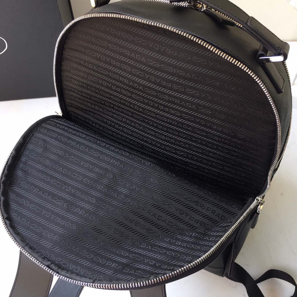 Prada Men Saffiano Leather Backpack Bag - Replica Luxury Bags™