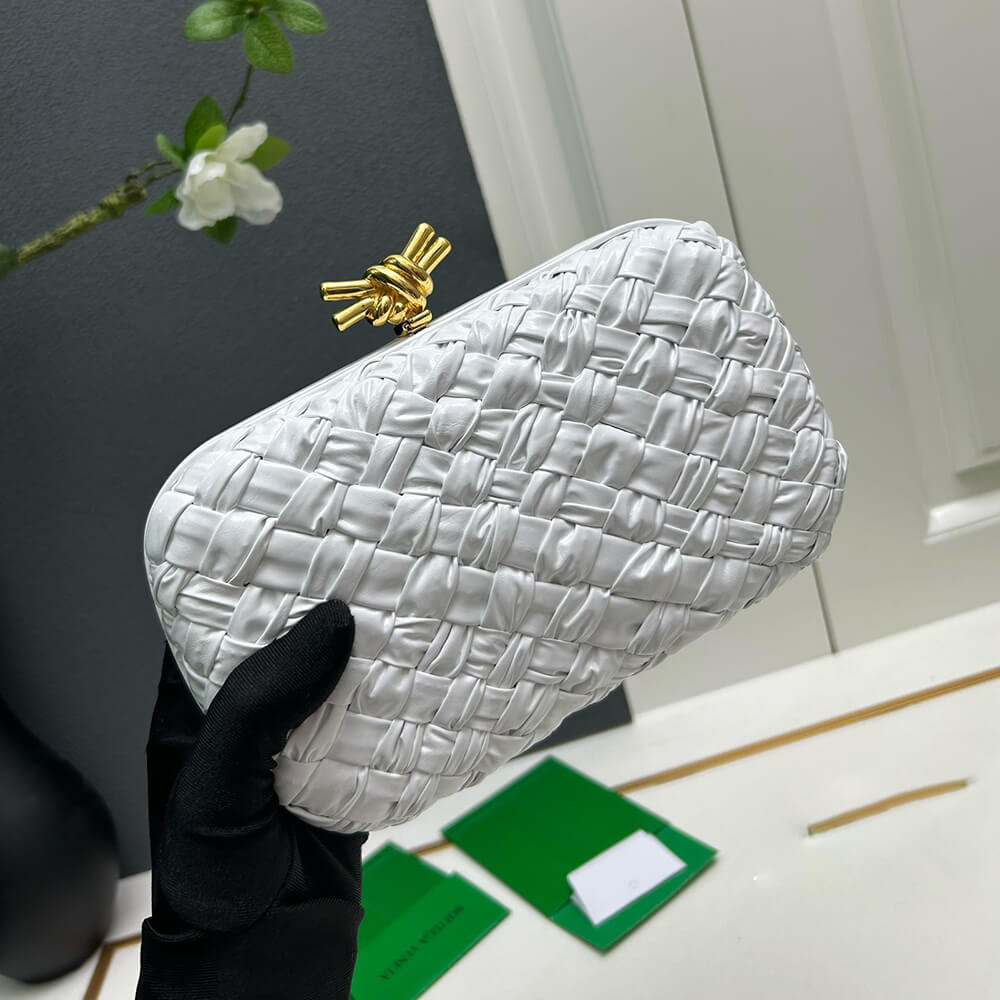 Bottega Veneta Knot Intrecciato Leather Clutch Bag - 5 Colors Available - Replica Luxury Bags™