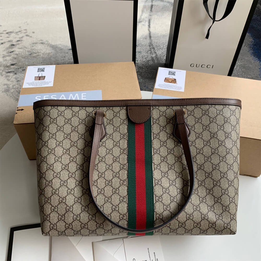 Gucci Ophidia GG Medium Tote Bag - Replica Luxury Bags™