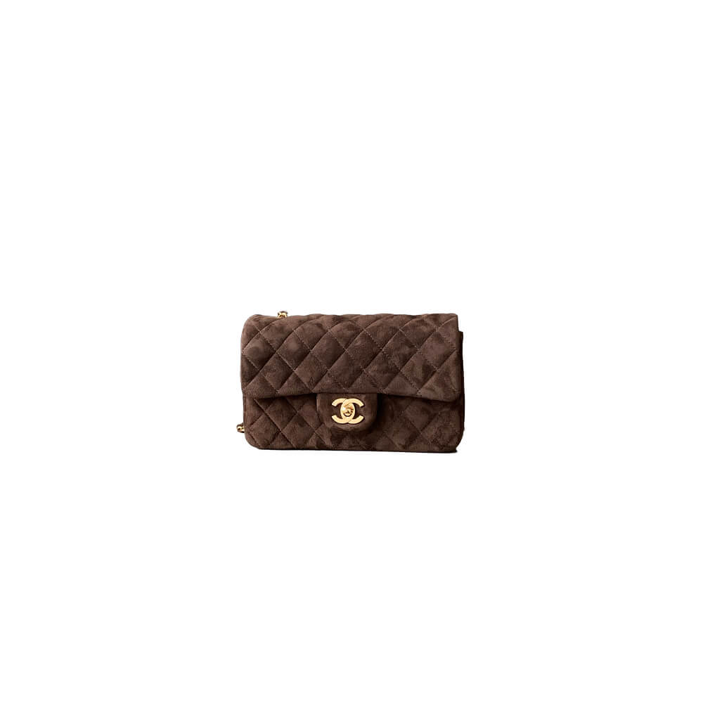 Chanel Suede Mini Flap Bag - Replica Luxury Bags™