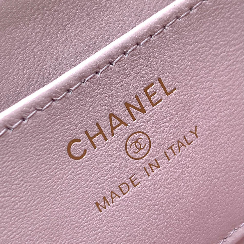 Chanel Flap Phone Holder Bag With Chain - Replica Luxury Bags™