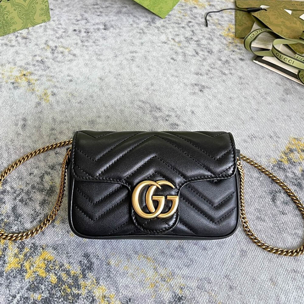 Gucci GG Marmont Matelasse Leather Super Mini Bag - Replica Luxury Bags™