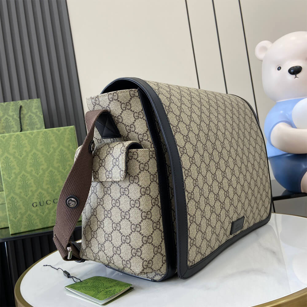 Gucci GG Supreme Medium Diaper Bag - Replica Luxury Bags™