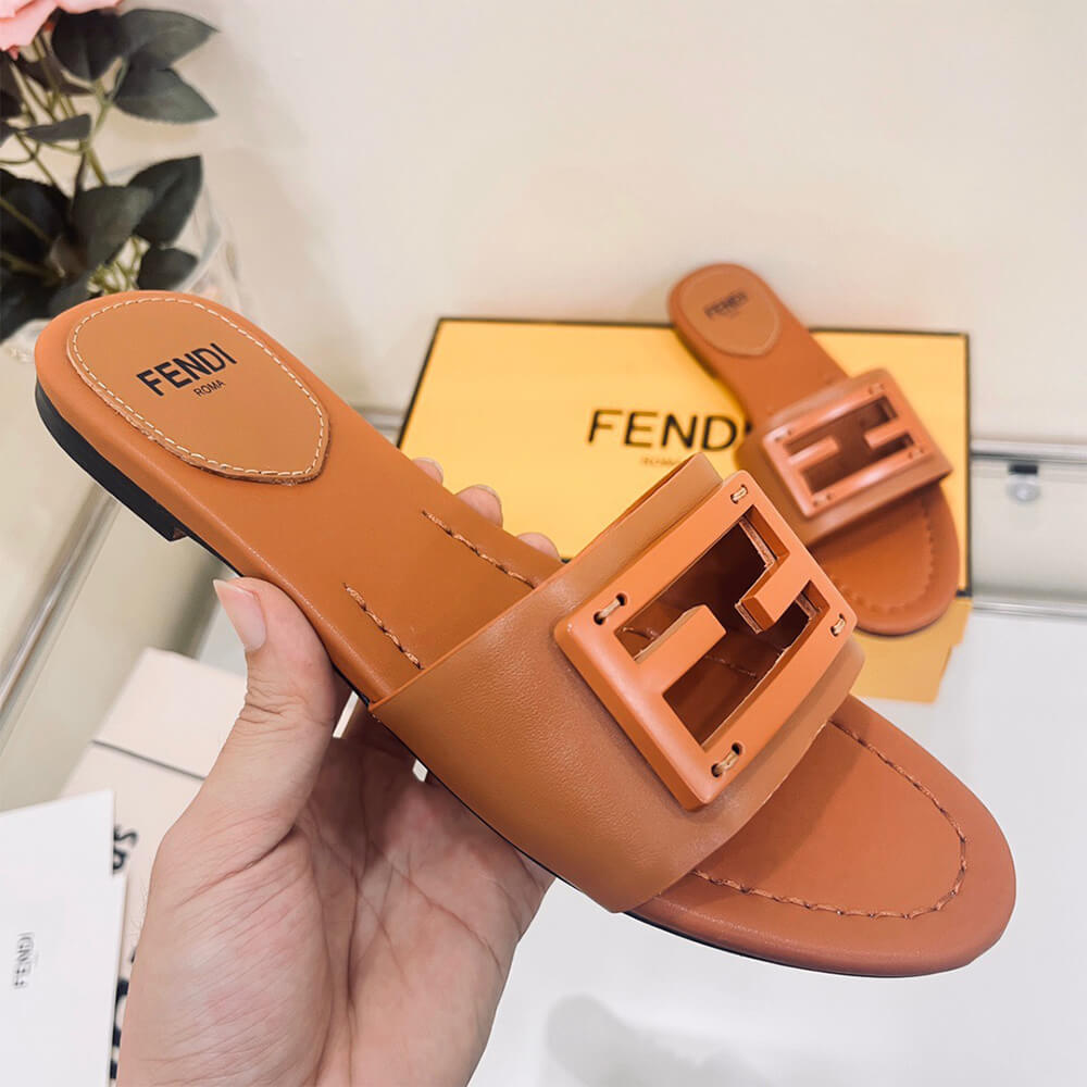 Fendi Baguette Slides Shoes - Replica Luxury Bags™