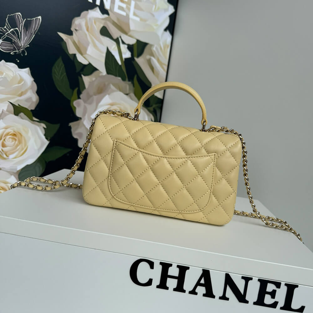 Chanel Mini Classic Handbag With Top Handle - Replica Luxury Bags™
