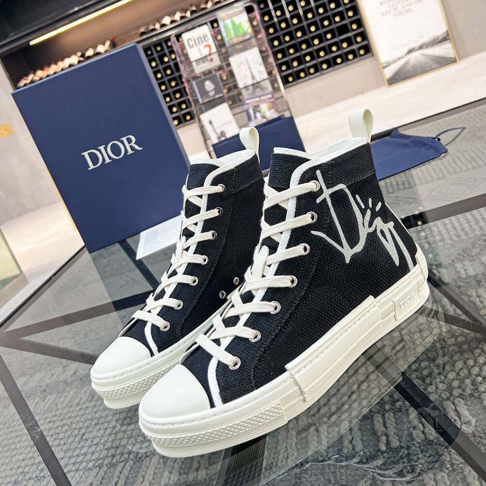 B23 CACTUS JACK DIOR HIGH-TOP SNEAKER Shoes - Replica Luxury Bags™