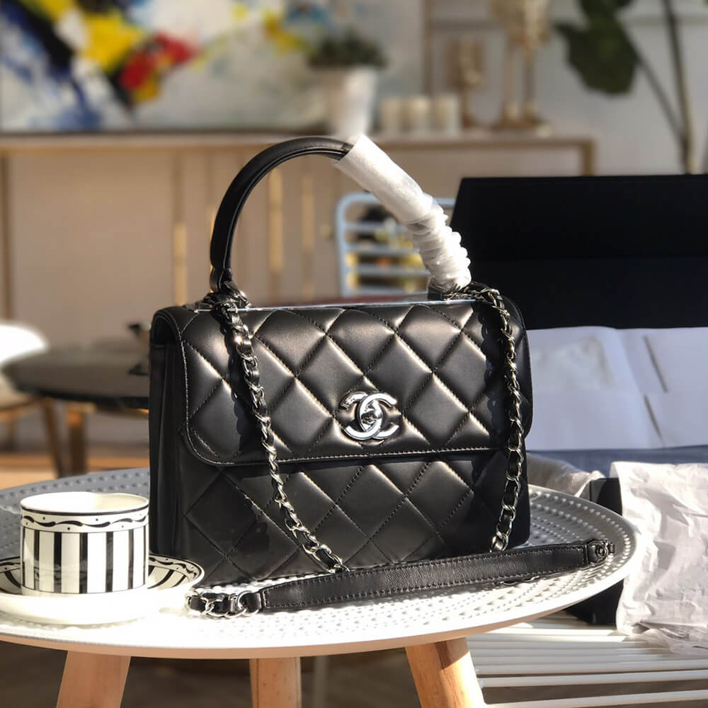 Chanel Flap Bag With Top Handle - Replica Luxury Bags™